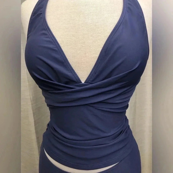 NWT 2pc Women’s Halter Tankini Swimsuit - Picture 4 of 7